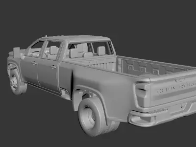 Chevrolet Silverado Dually 3500 2022 3D print model