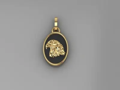 Eagle Pendant 3D print model