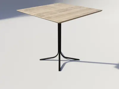 TablecoffeeShop 3D model