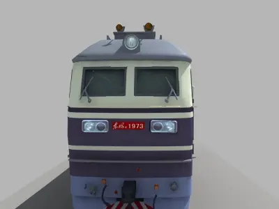 Dongfeng 11 Diesel Locomotive 3D model