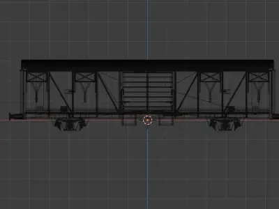 H0 1-87 scale Gbs 263 freight car 3D print model