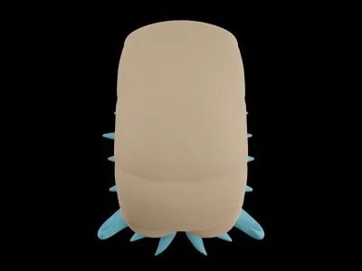 Amonyte pokemon 3D model for 3D print sculpting 3D print model