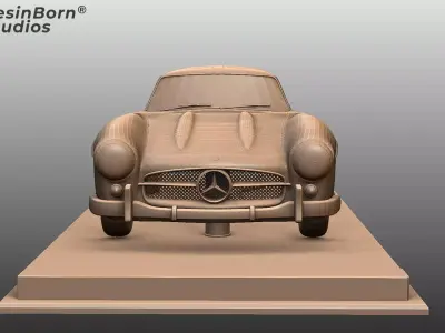 Mercedes-Benz 300 SL Gullwing Coupe W198 3D print model