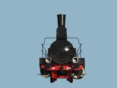 OV Steam Locomotive  3D model