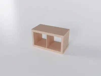 KALLAX 77x42 cm Low-poly 3D model