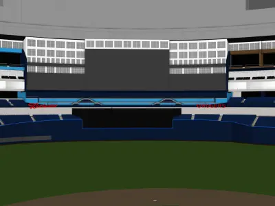 Rogers Centre Renovations Low-poly 3D model