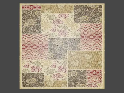 Carpet for the interior design 3D model