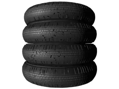 Car Tyres Workshop 3D Model 3D print model