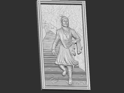 Shiva Ji Maharaj Portrait 3D print model