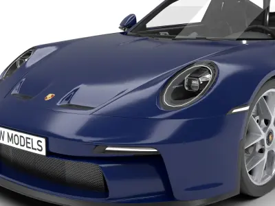 Porsche 911 S-T 2024 3D model