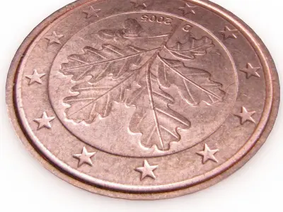 1 Euro Cent Germany 3D model