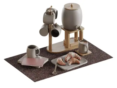 Decorative set 04 3D model