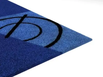 Blue Marine Carpet 3D model