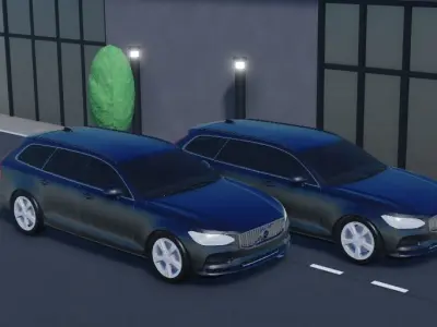 Volvo V90 Roblox 3D model