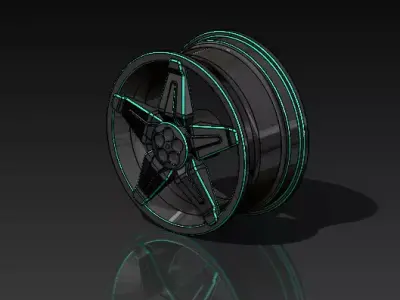 Rim 3D model teflon cup 3D print model