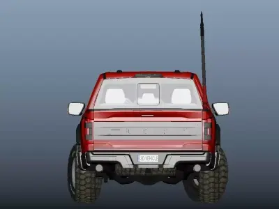 F150 Raptor Low-poly 3D model