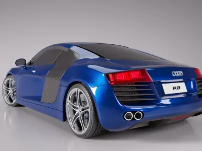 Audi R8 2008 3D model