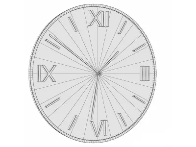 Wall Clock GZ-C1006 3D model