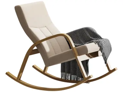 Rocking chair Irsa 3D model