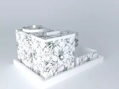 bathroom set conjunto lavabo Free 3D model