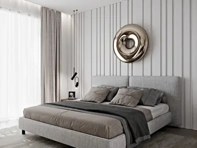 Bedroom Scene  3D model