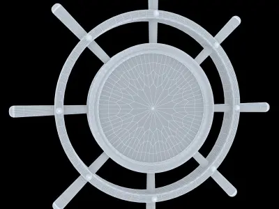 wall clock 54 3D model
