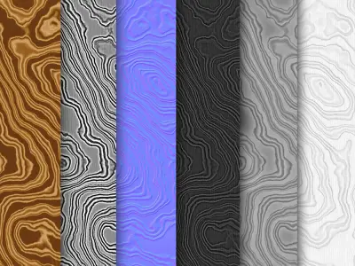 Wood Vase Seamless 4k Texture - PBR Texture