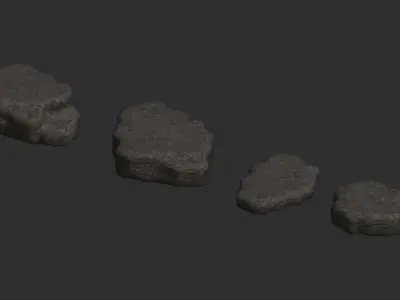 Cave Platform 2 - Base Free low-poly 3D model