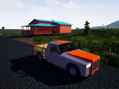 Mafira Truck Low-poly 3D model