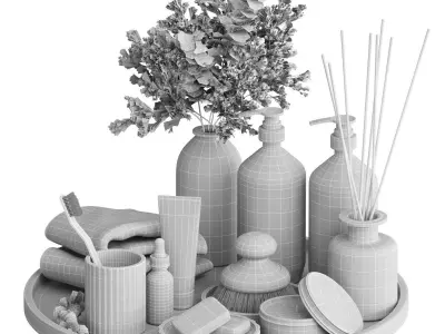 Bathroom Accessories-02 3D model