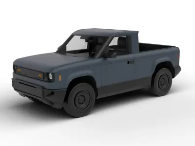 Slate Truck EV 2027 3d model 3D model