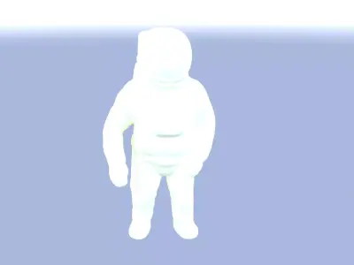 astronaut 3D model