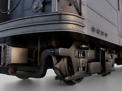 KAWASAKI NYC Subway car R62 A 3D model