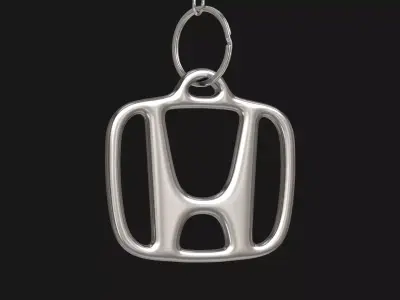 Honda keychain 01 3D print model