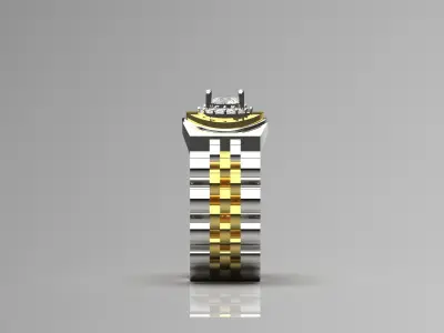 Luxury man Rolex design diamond ring model ror0028 3D print model