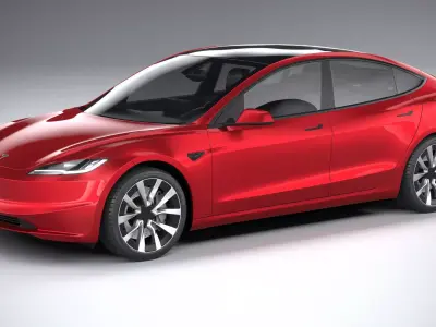 Tesla Model 3 2024 3D model
