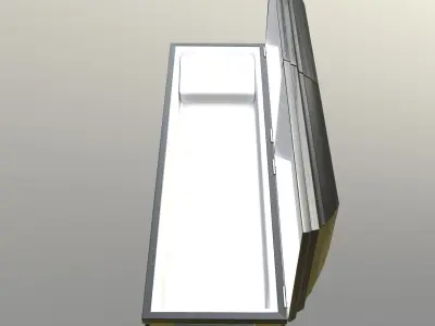 Wooden Caskets - 4 versions  3D Model Collection