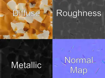 Sperm Whale Detailed Head Model Pack Low-poly 3D model