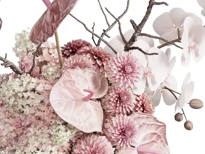 Flower In Vase 117 3D model