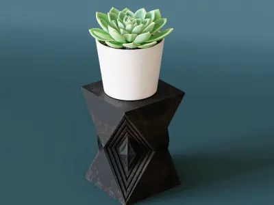 Pedestal 17 3D print model