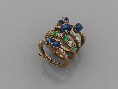 Fashion RING 3D model