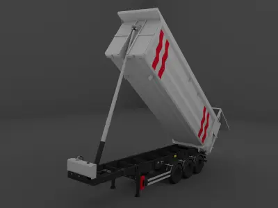 Hurda Damperi Low-poly 3D model