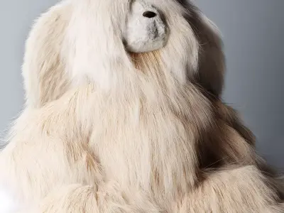 Baby Soft Cuddly Teddy Bear Toys Plush Toy  for Kid room 3D model