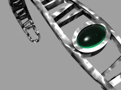 Wirecuff Bangle 3D model