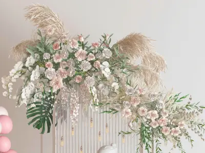 Floristry Fine art display 3D model