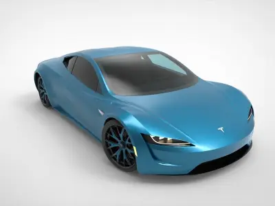 Tesla Roadster 2020 3D model