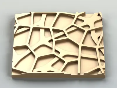 Wall panel 023 3D model