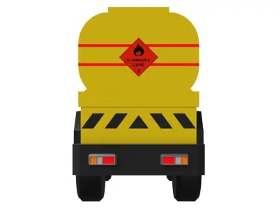 Toy Tanker Truck 3D model