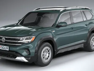 Volkswagen Atlas Basecamp 2021 3D model