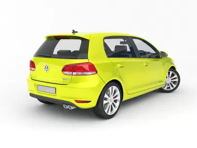 VW Golf 3D model